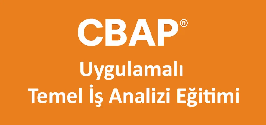 CBAP® Uygulamalı Temel İş Analizi Eğitimi